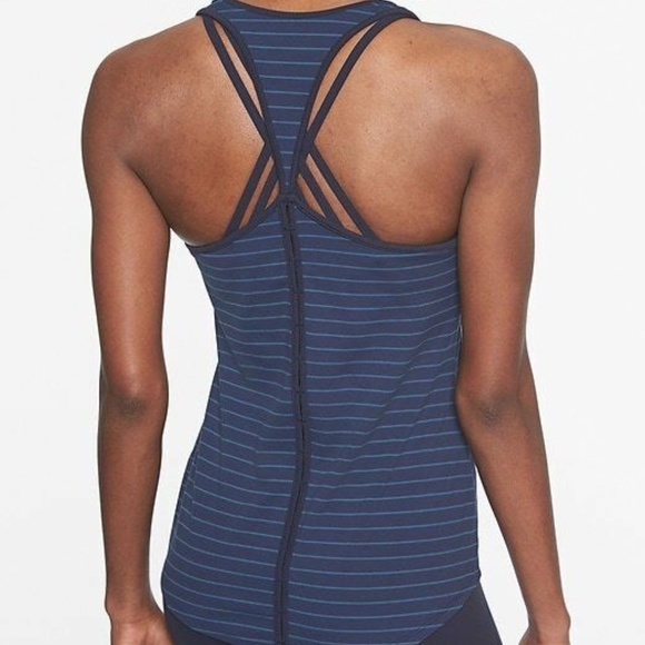 NEW NWT Athleta inversion striped tank Medium - Picture 5 of 9